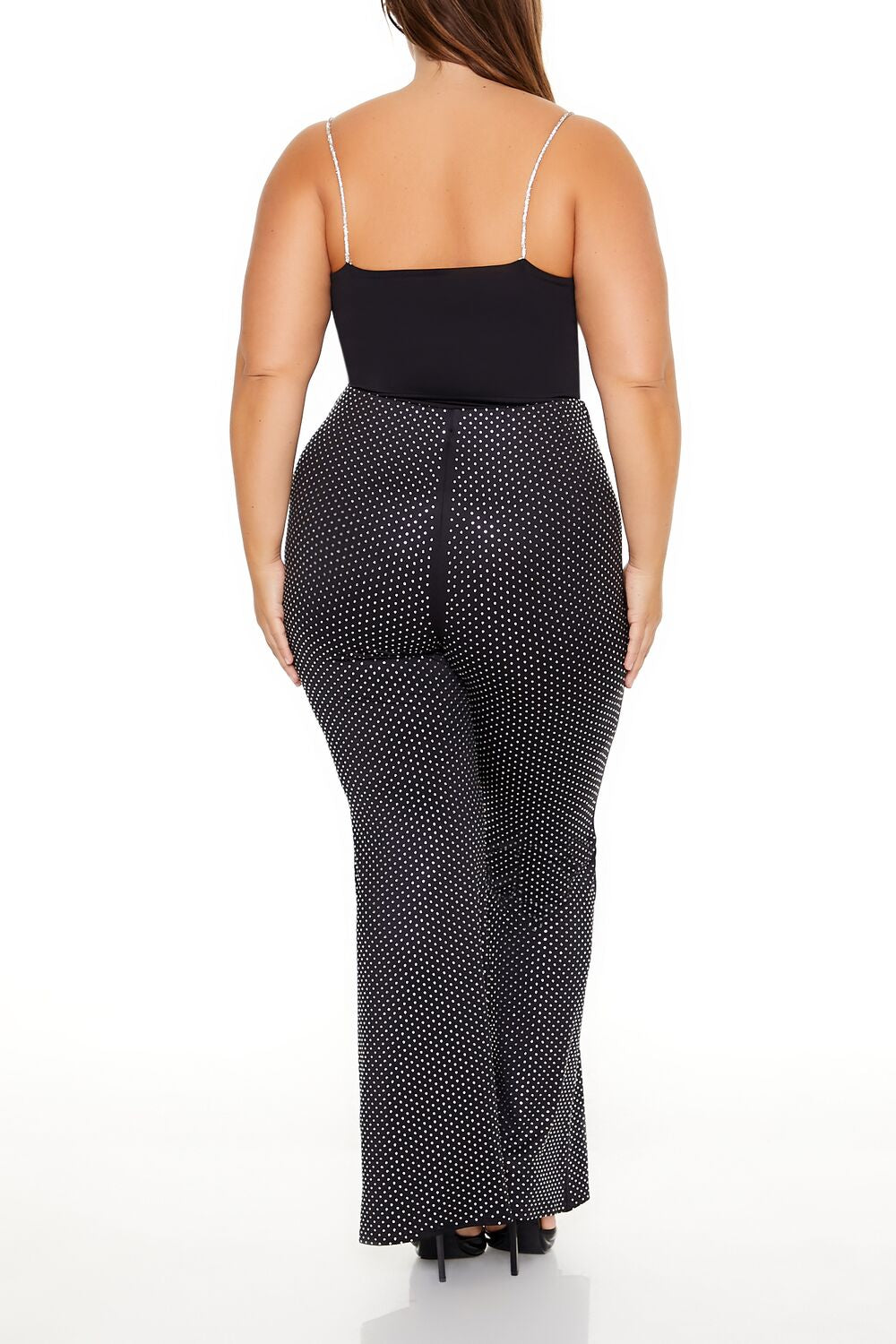 Plus Size Contour Sculpt Rhinestone Pants - Image 4