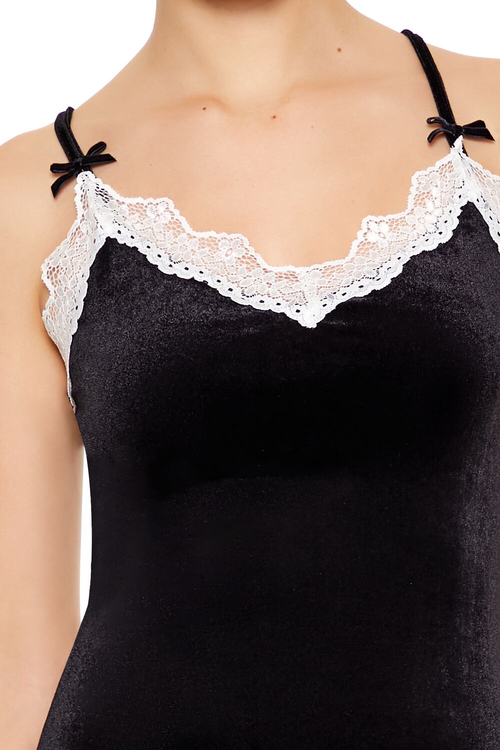 Velvet Bodycon Mini Slip Dress - Image 5