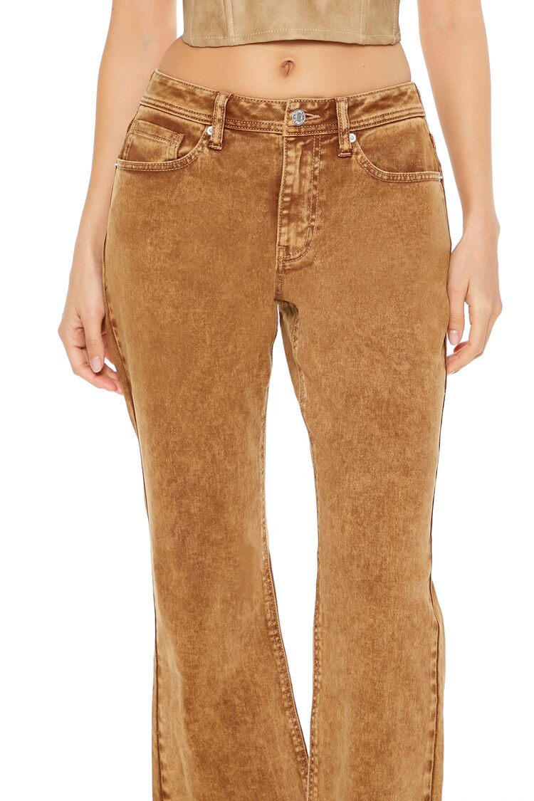 Mid-Rise Flare Ankle Pants - Image 5