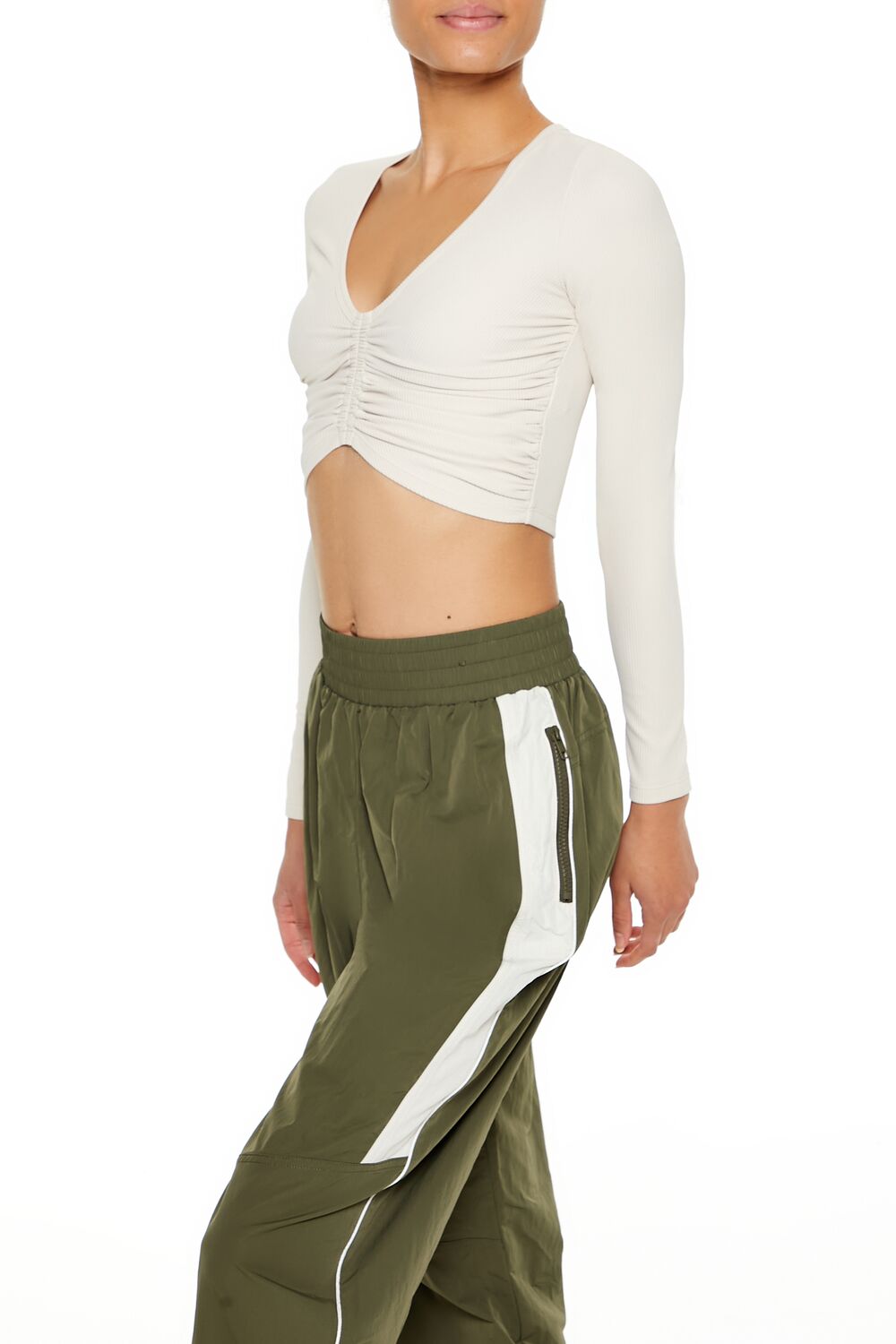 Active Ruched Crop Top - Image 9