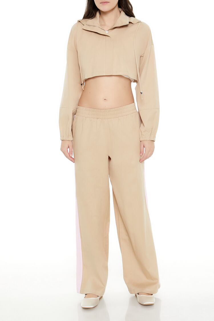 Hooded Zip-Up Cropped Jacket - Image 2