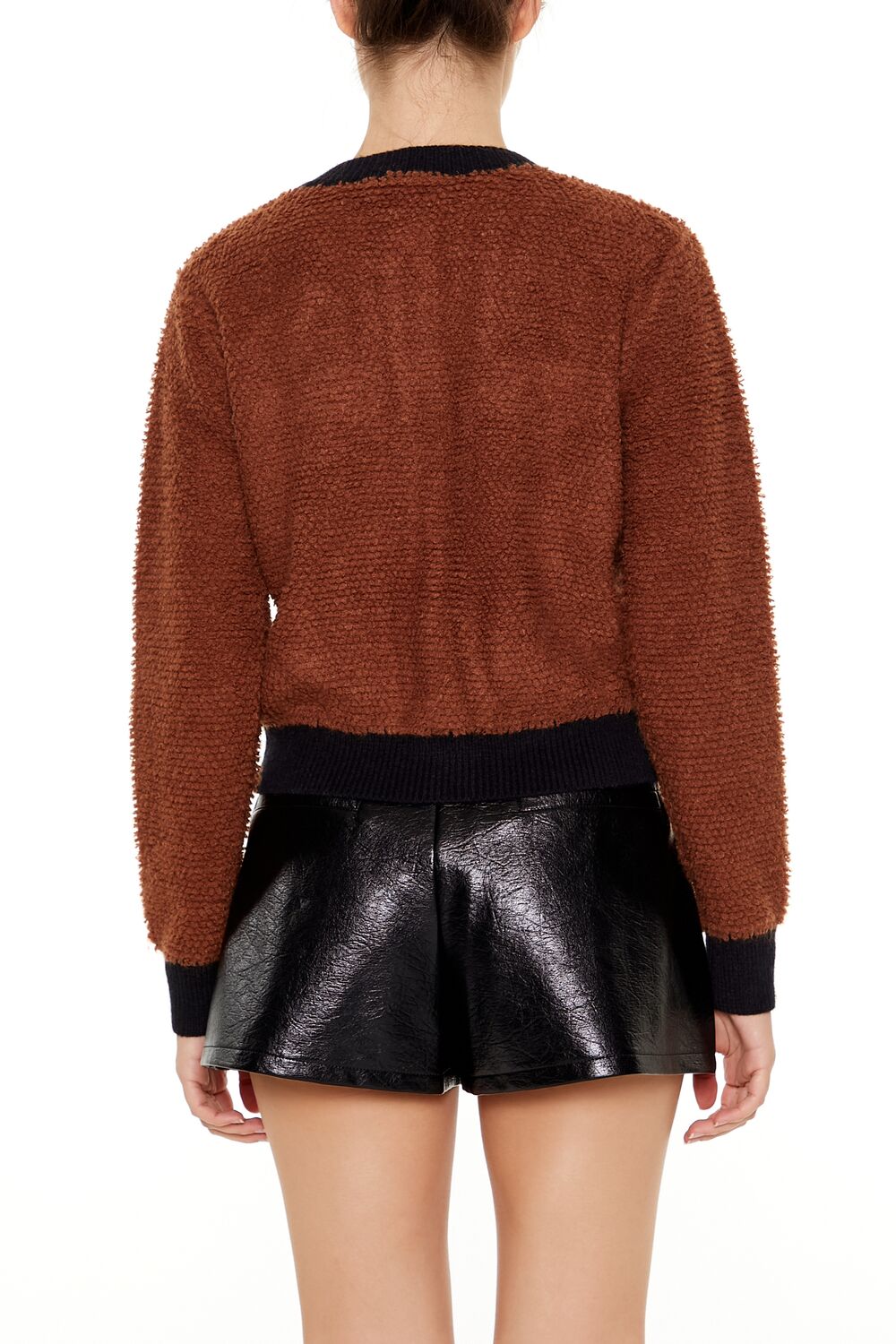 Two-Tone Cardigan Sweater - Image 5