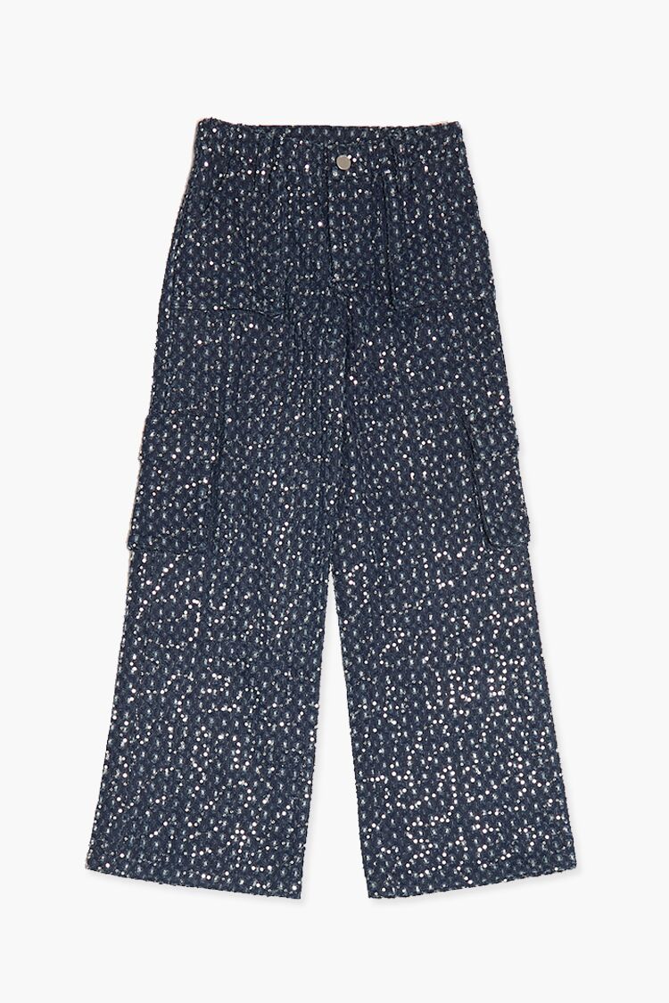 Girls Tweed Cargo Pants (Kids)