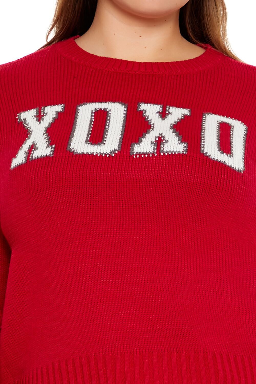Plus Size XOXO Crew Sweater - Image 3