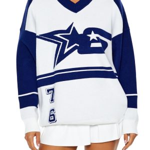 Colorblock Star 6 Sweater