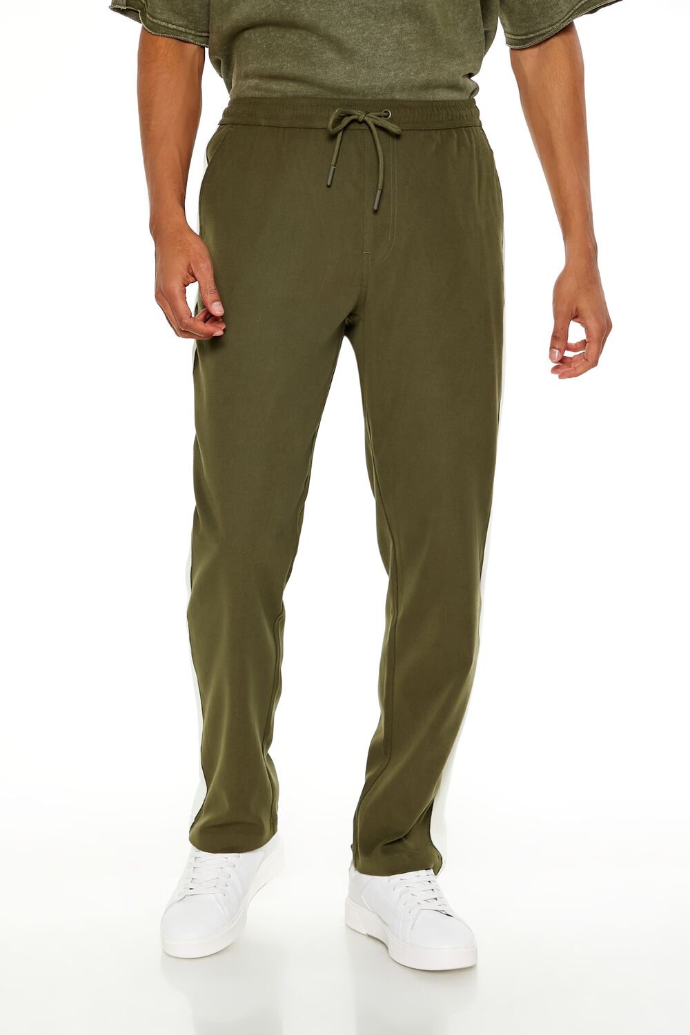 Striped Drawstring Pants - Image 2