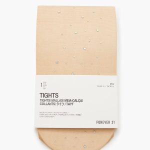 Rhinestone-Embellished Tights