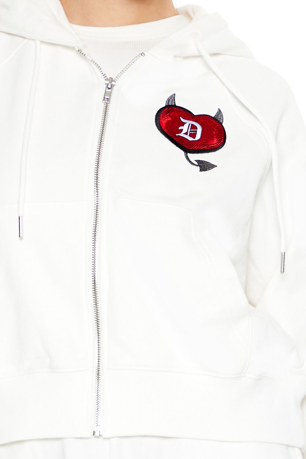 Stealin Hearts Patch Zip-Up Hoodie - Image 3
