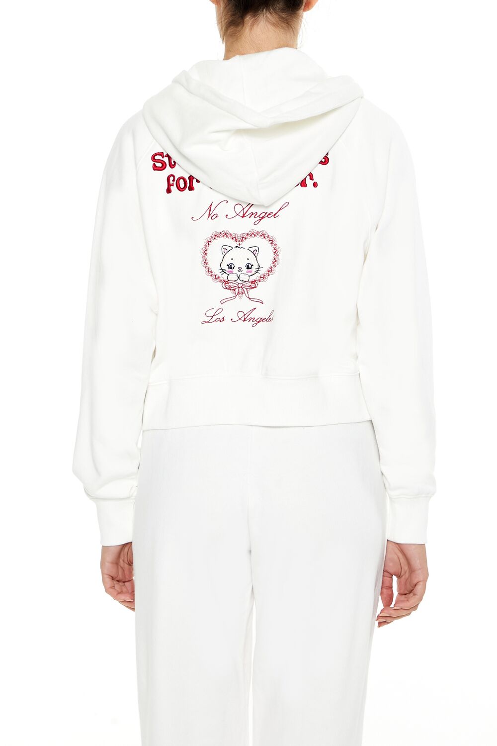 Stealin Hearts Patch Zip-Up Hoodie - Image 5