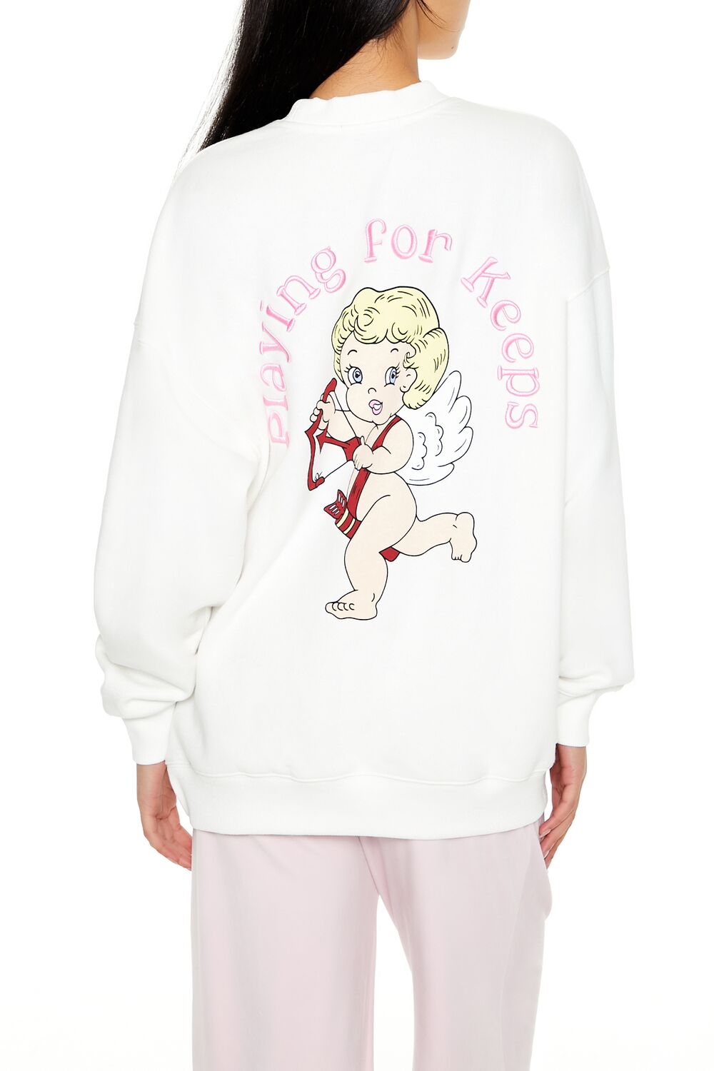 Cupid Playing For Keeps Pullover - Image 5