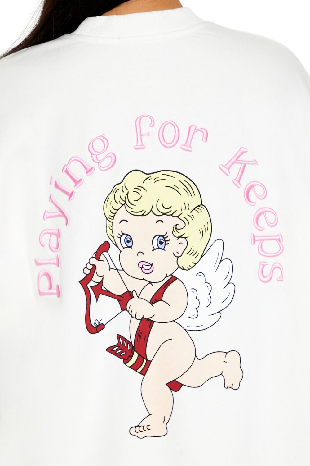 Cupid Playing For Keeps Pullover - Image 6