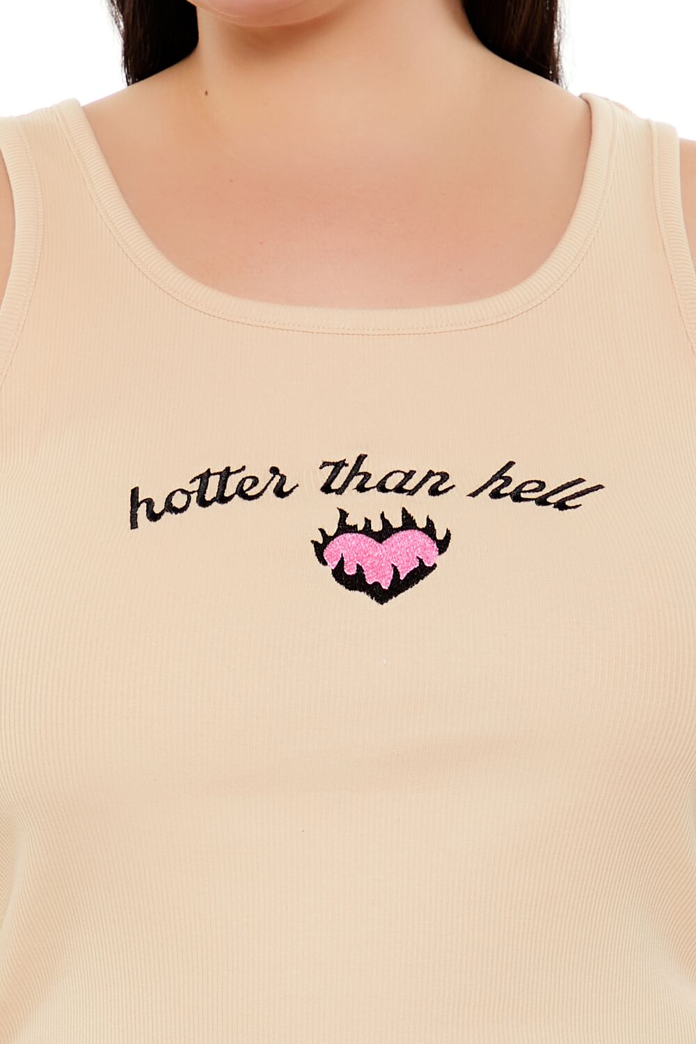 Plus Size Hotter Than Hell Tank Top - Image 3