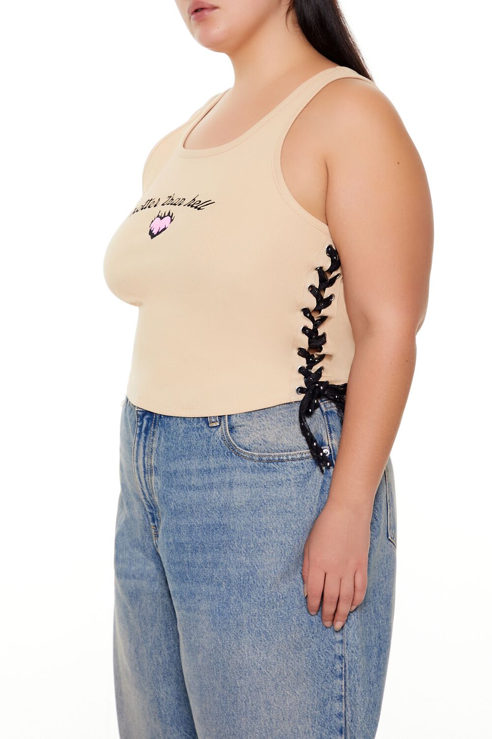 Plus Size Hotter Than Hell Tank Top - Image 4