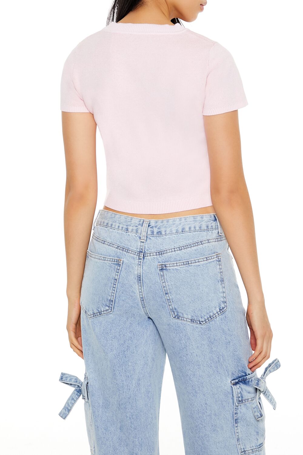Delulu Sweater-Knit Crop Top - Image 5