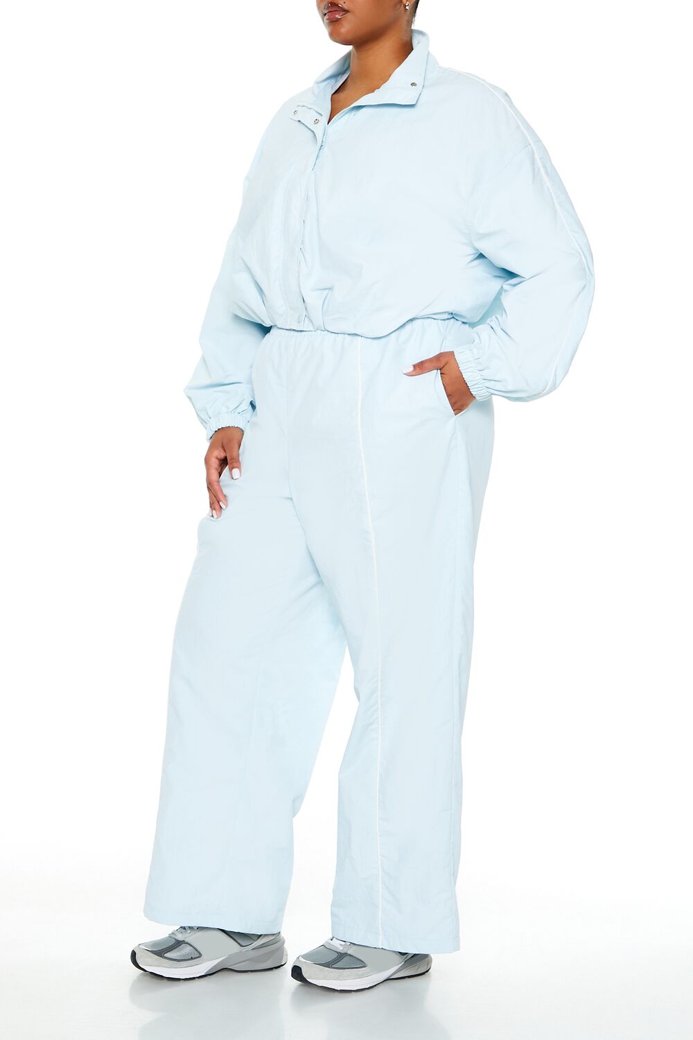 Plus Size Active Windbreaker Pants - Image 3