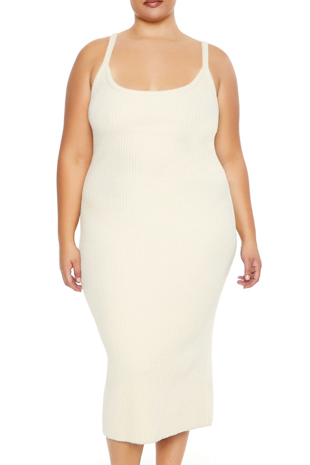 Plus Size Sweater-Knit Midi Dress - Image 2