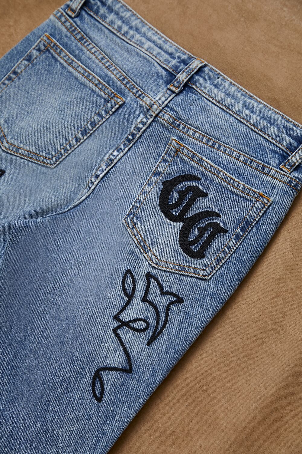 Girls Compton Cowboys Jeans (Kids) - Image 4