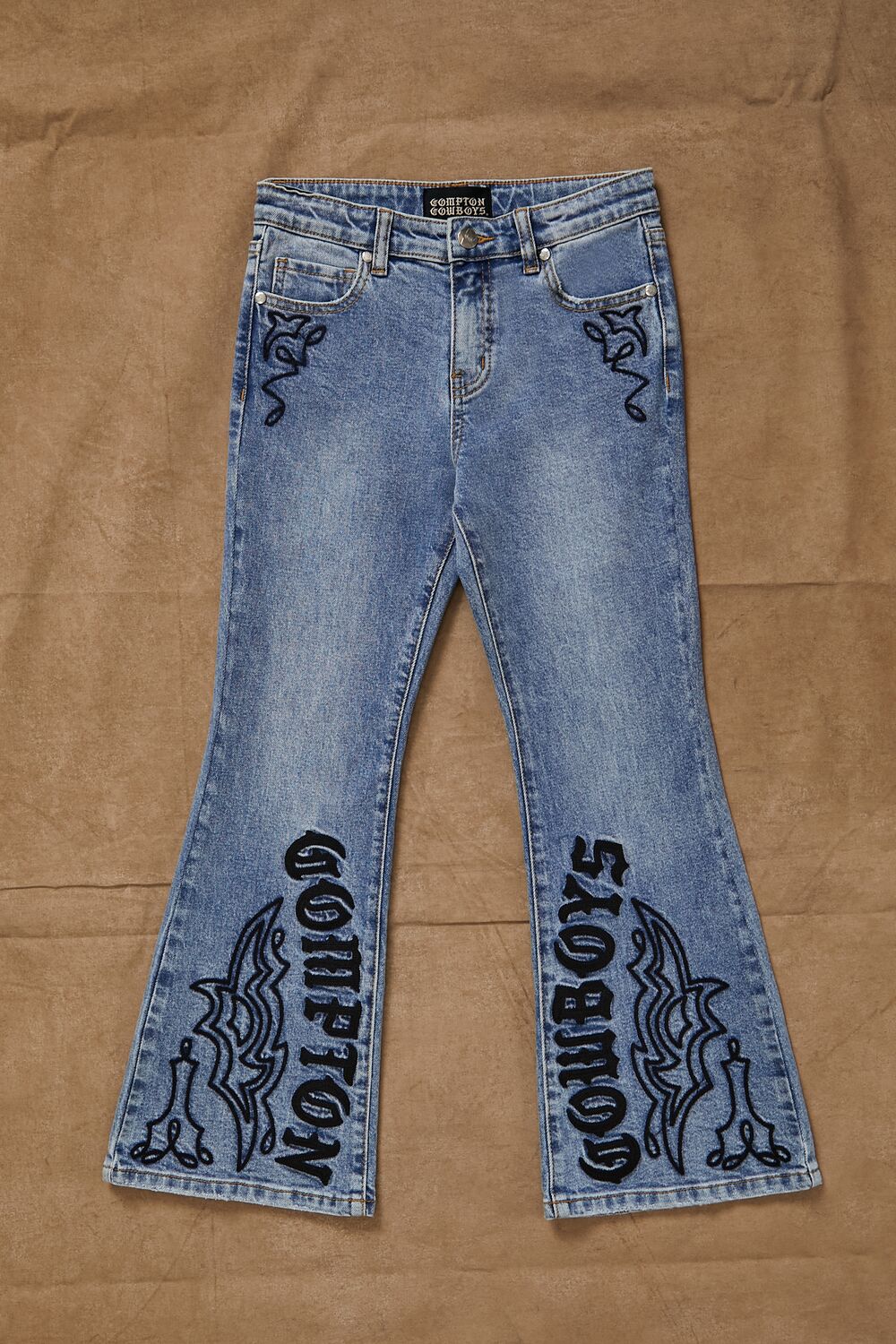 Girls Compton Cowboys Jeans (Kids) - Image 6