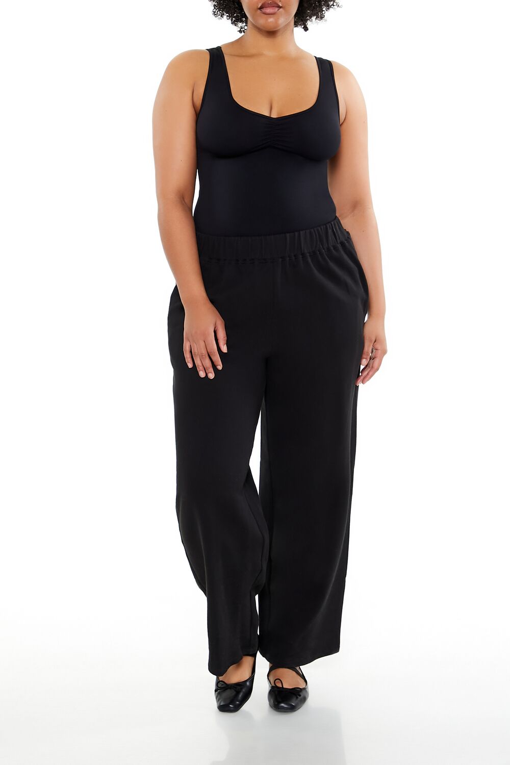 Plus Size Seamless Tank Bodysuit