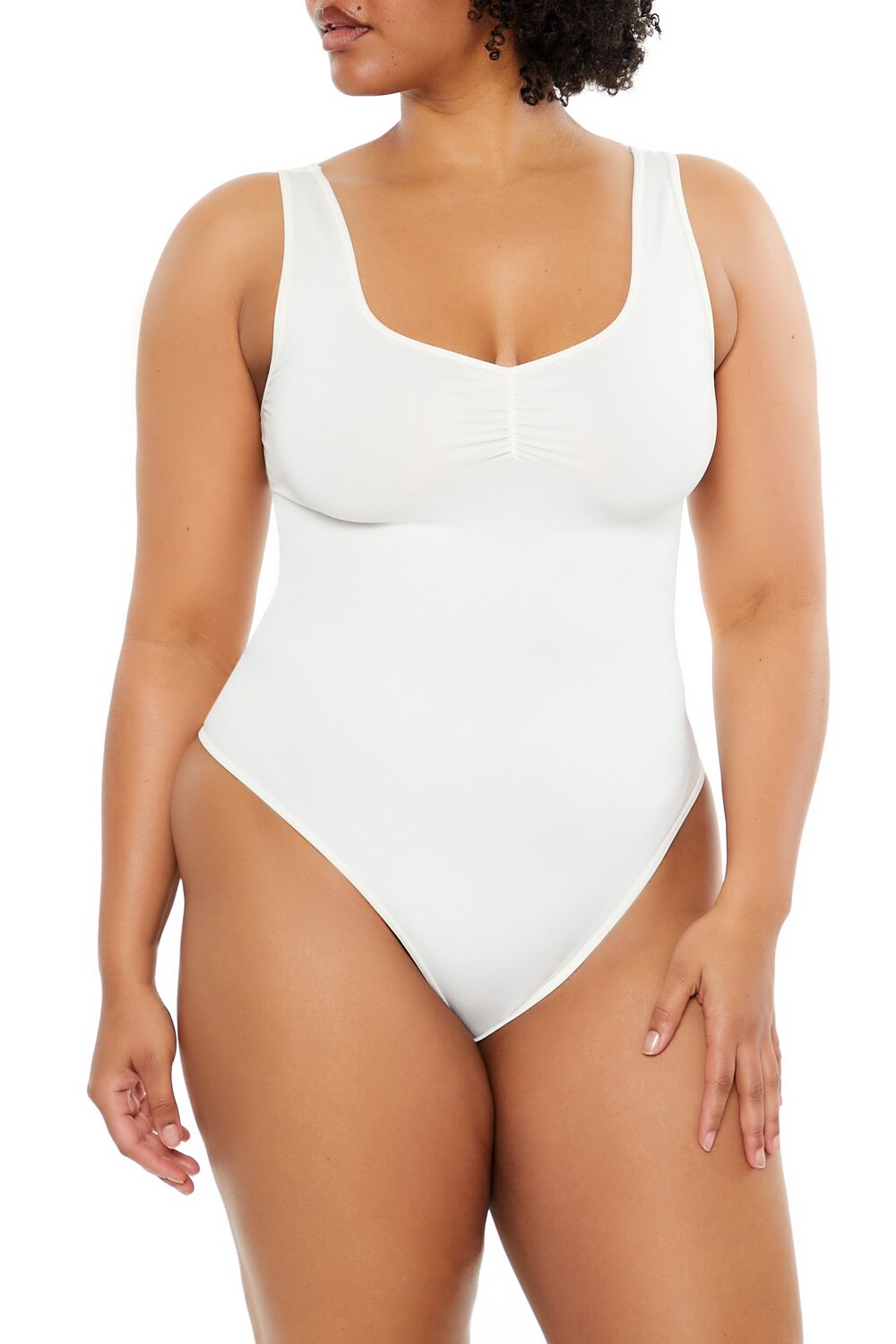 Plus Size Seamless Tank Bodysuit - Image 13