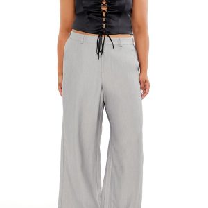 Plus Size Wide-Leg Pants