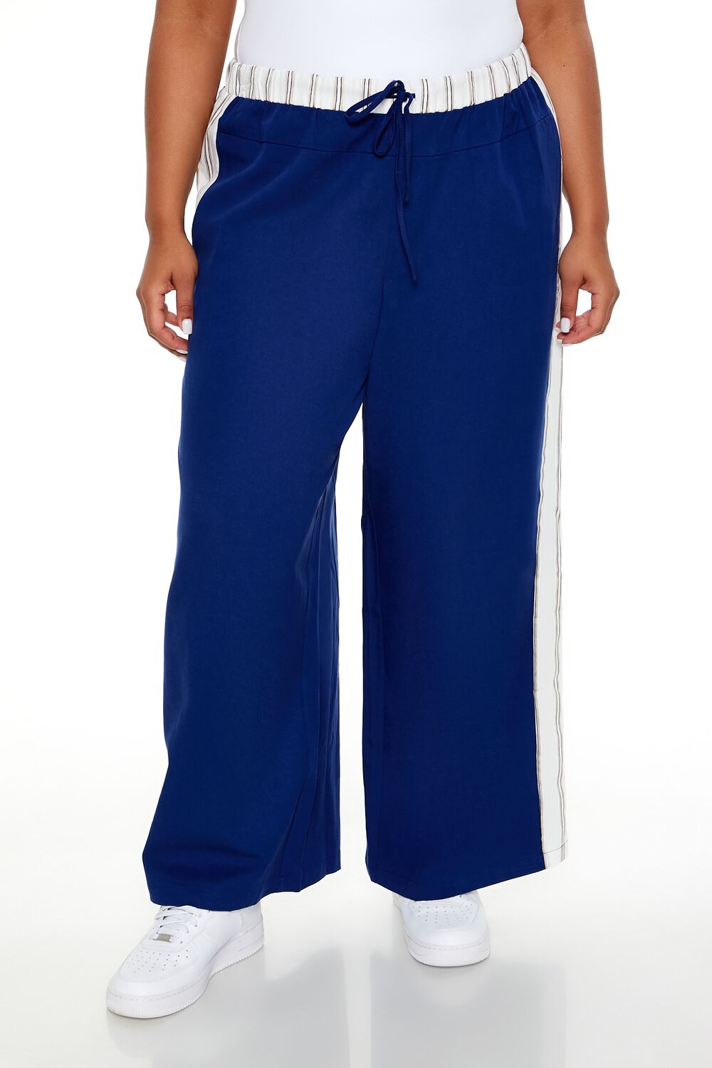 Plus Size Striped Wide-Leg Pants - Image 2