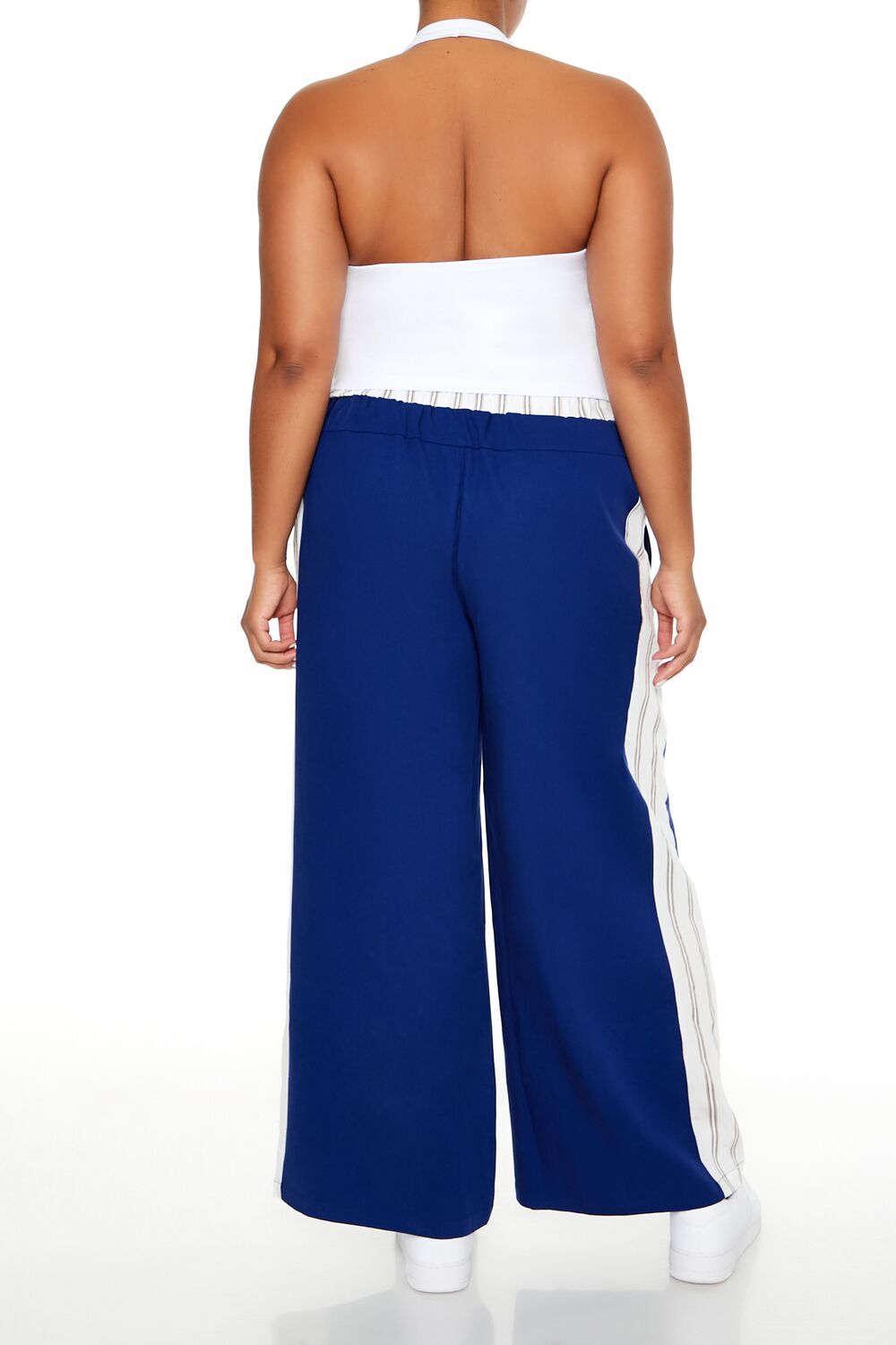 Plus Size Striped Wide-Leg Pants - Image 4