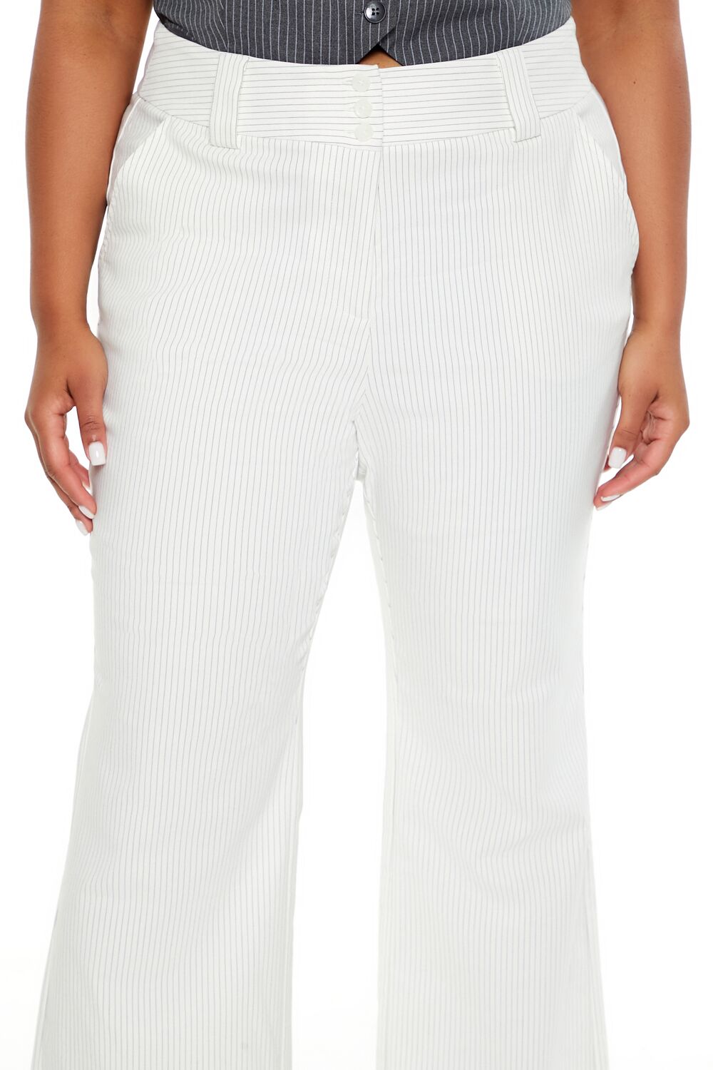 Plus Size High-Rise Trouser Pants - Image 5