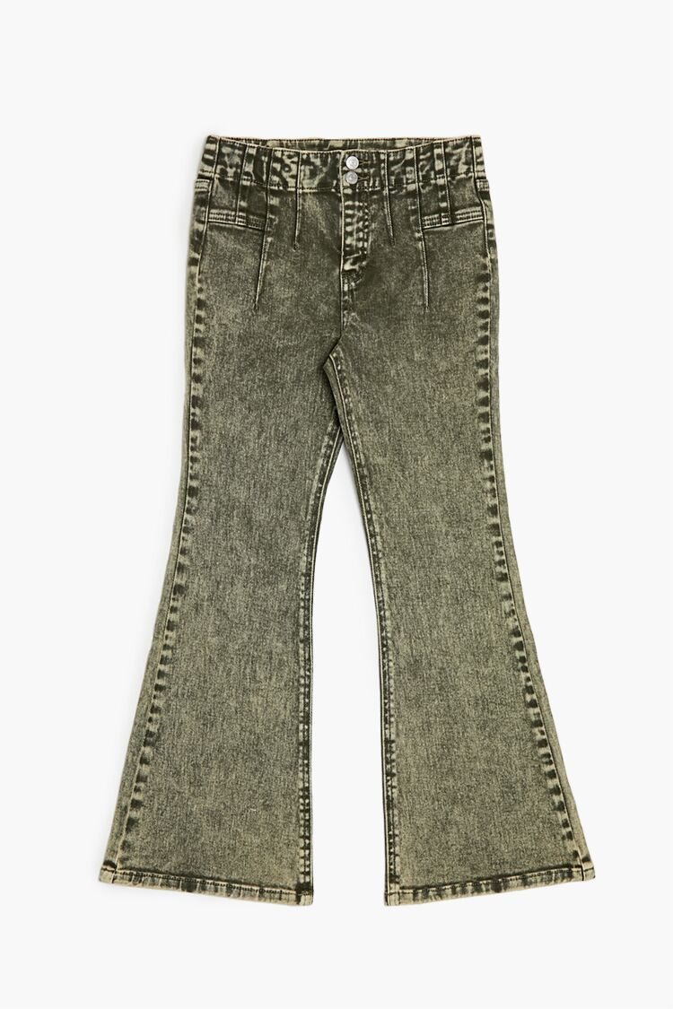 Girls High-Rise Flare Jeans (Kids) - Image 3