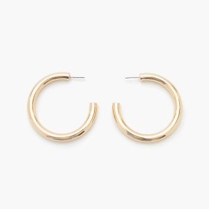 Smooth Hoop Earrings