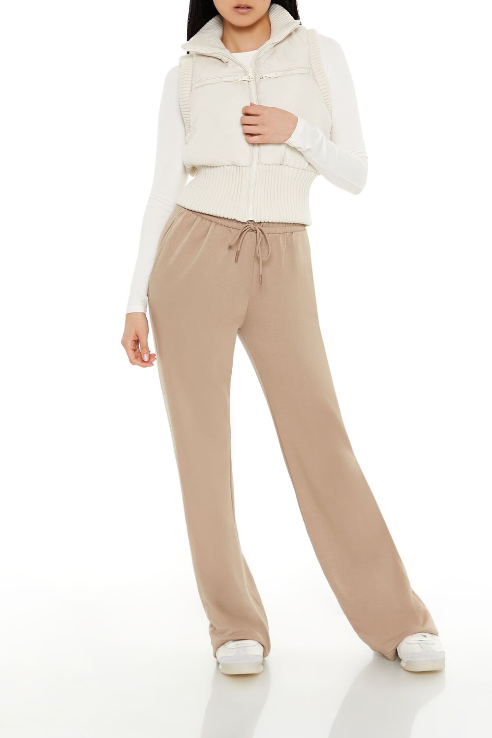 Cropped Zip-Up Vest - Image 7