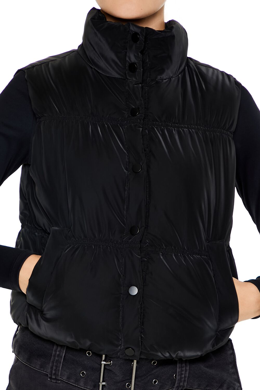 Quilted Puffer Vest - Image 3