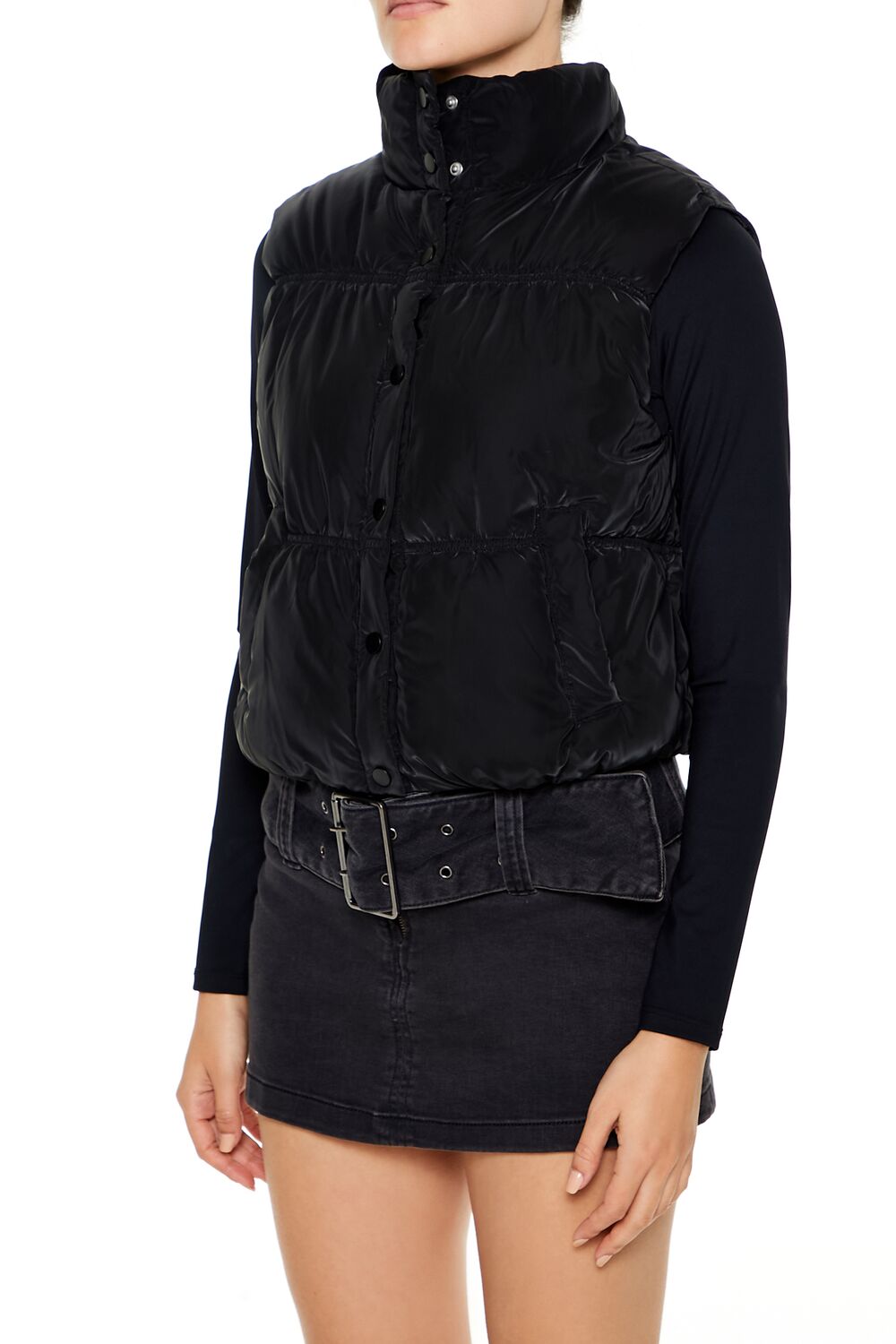 Quilted Puffer Vest - Image 4