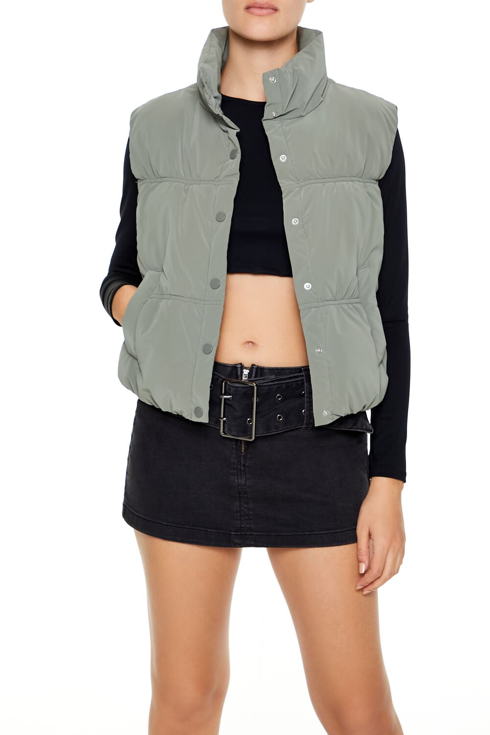 Quilted Puffer Vest - Image 6