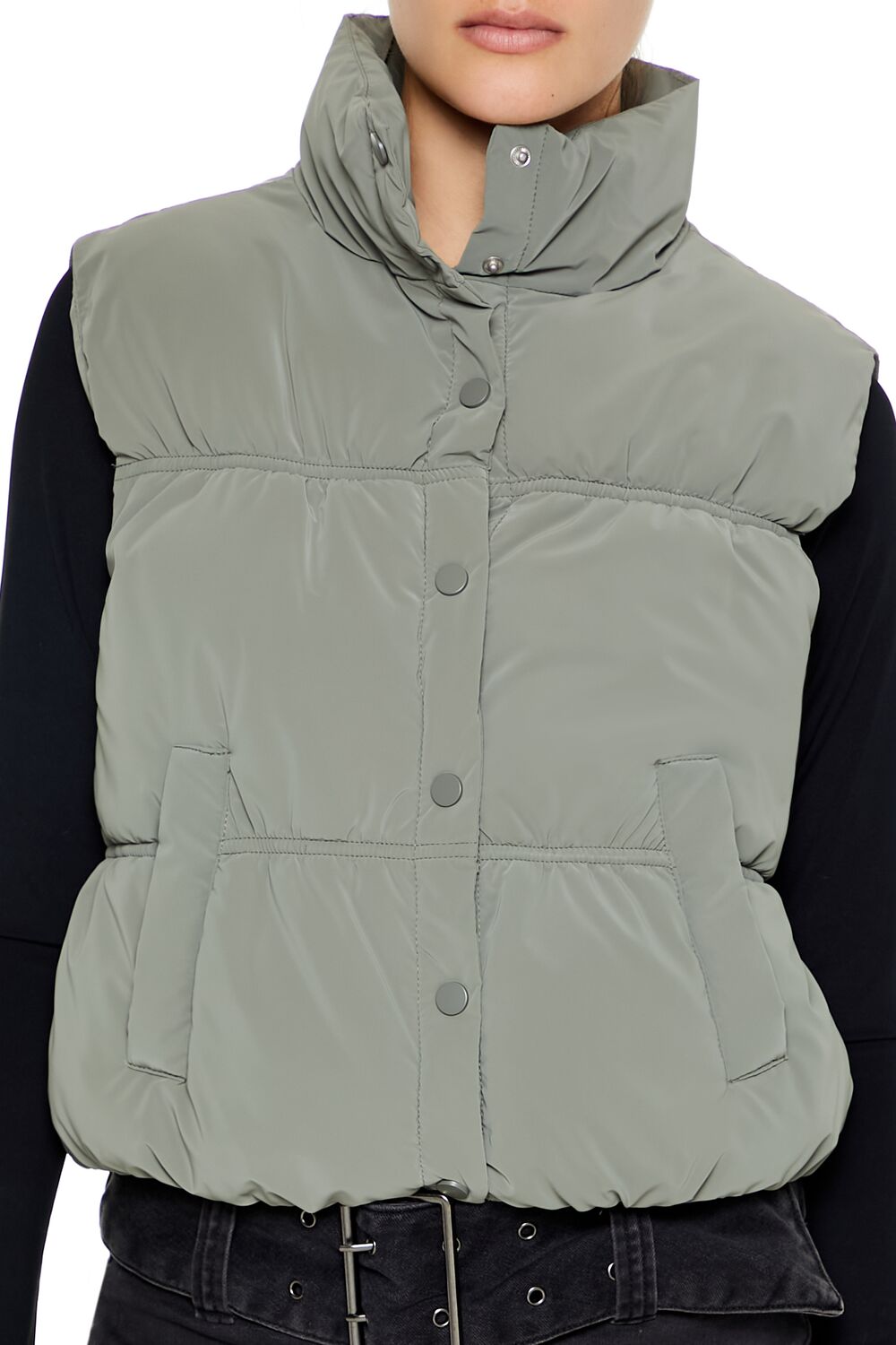 Quilted Puffer Vest - Image 8