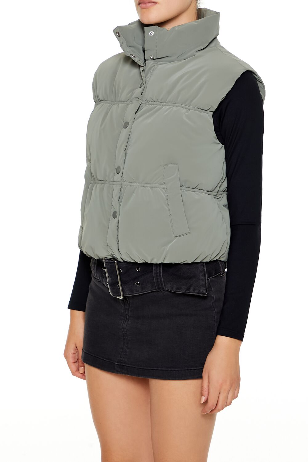 Quilted Puffer Vest - Image 9