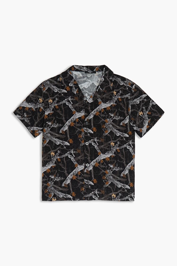Kids Leaf Print Shirt (Girls + Boys)