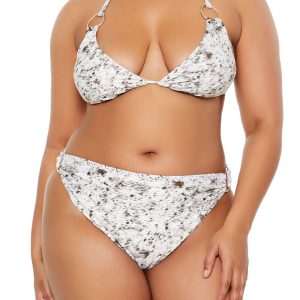 Plus Size Horse Triangle Bikini Top