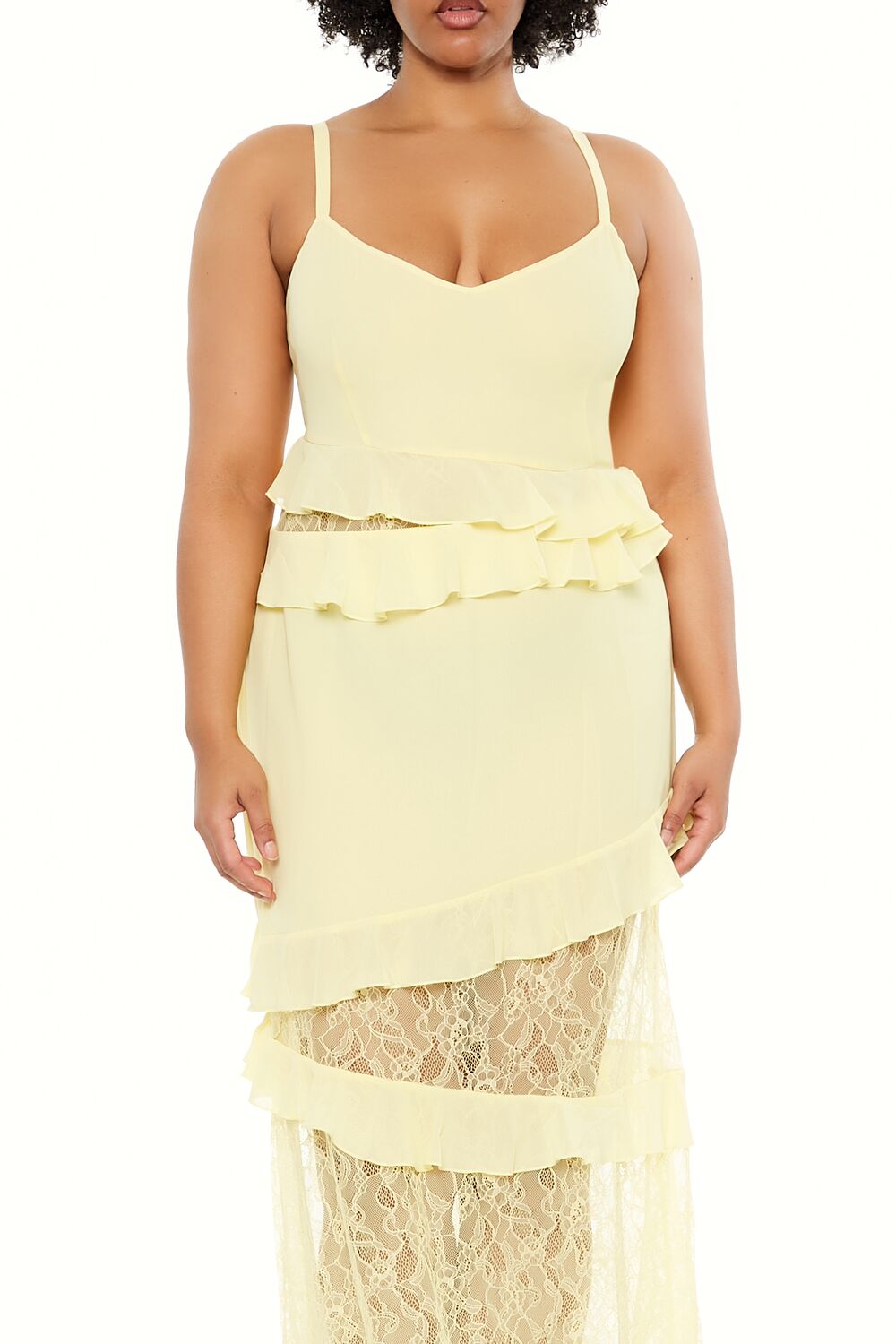 Plus Size Ruffle Maxi Dress - Image 2