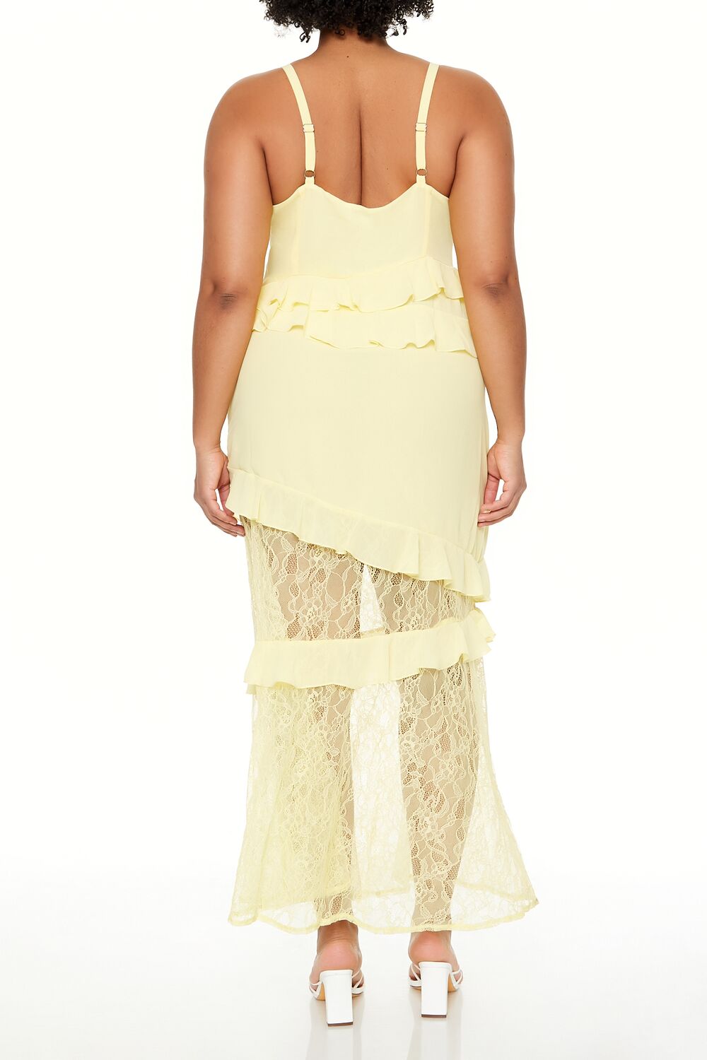 Plus Size Ruffle Maxi Dress - Image 4
