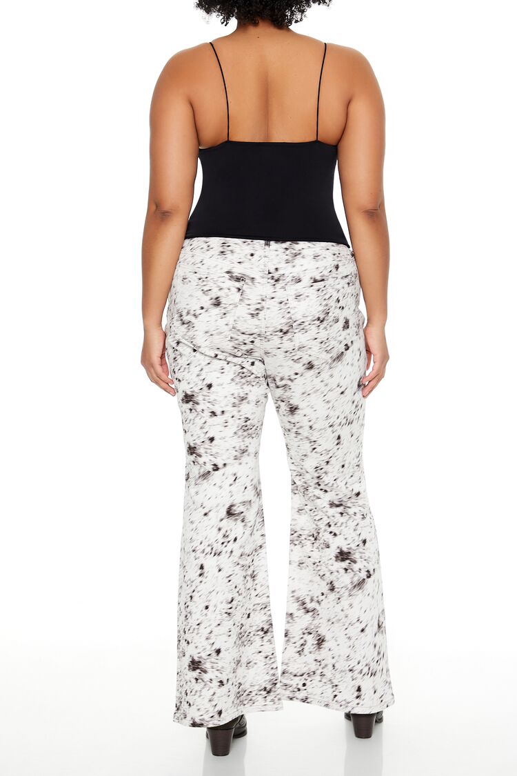 Plus Size Spotted High-Rise Pants - Image 4