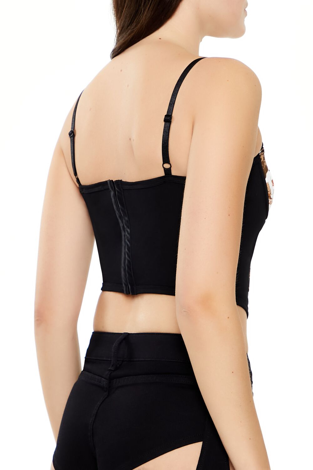 Cowboy Print Cropped Cami - Image 5