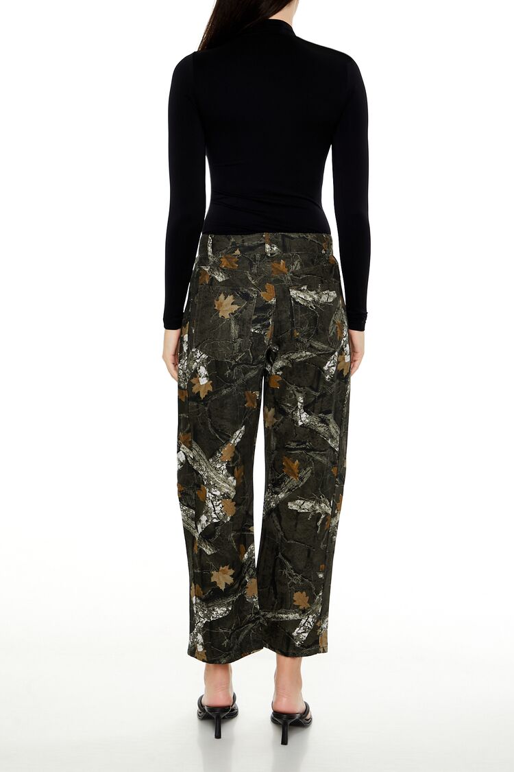 Leaf Camo Print Twill Pants - Image 4