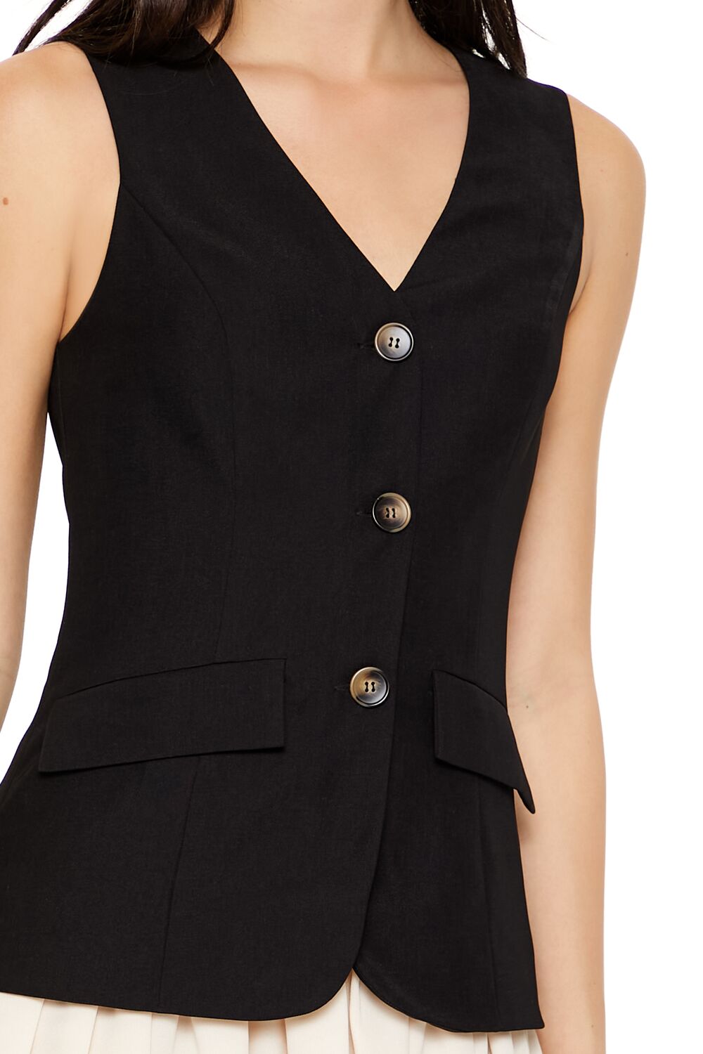 Layered Vest Combo Mini Dress - Image 3