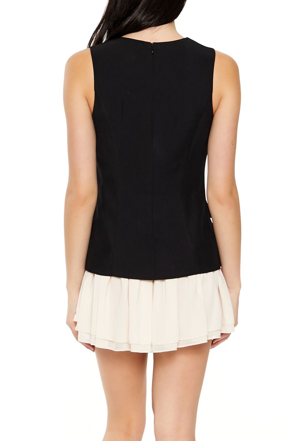 Layered Vest Combo Mini Dress - Image 5