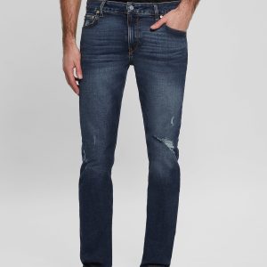 Men's Eco Distressed Tapered Jeans