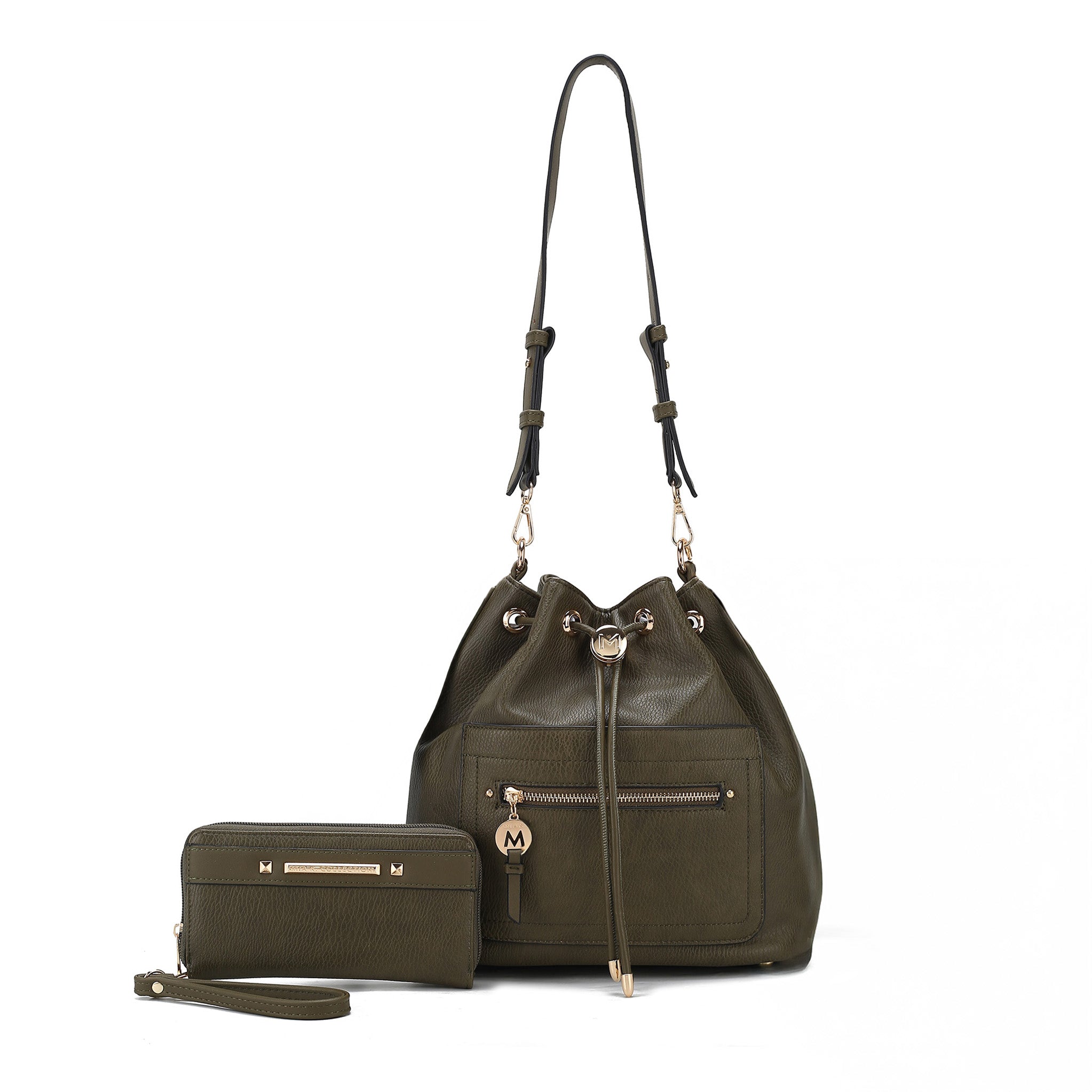 Larissa Bucket Bag and Wallet Set - Image 15