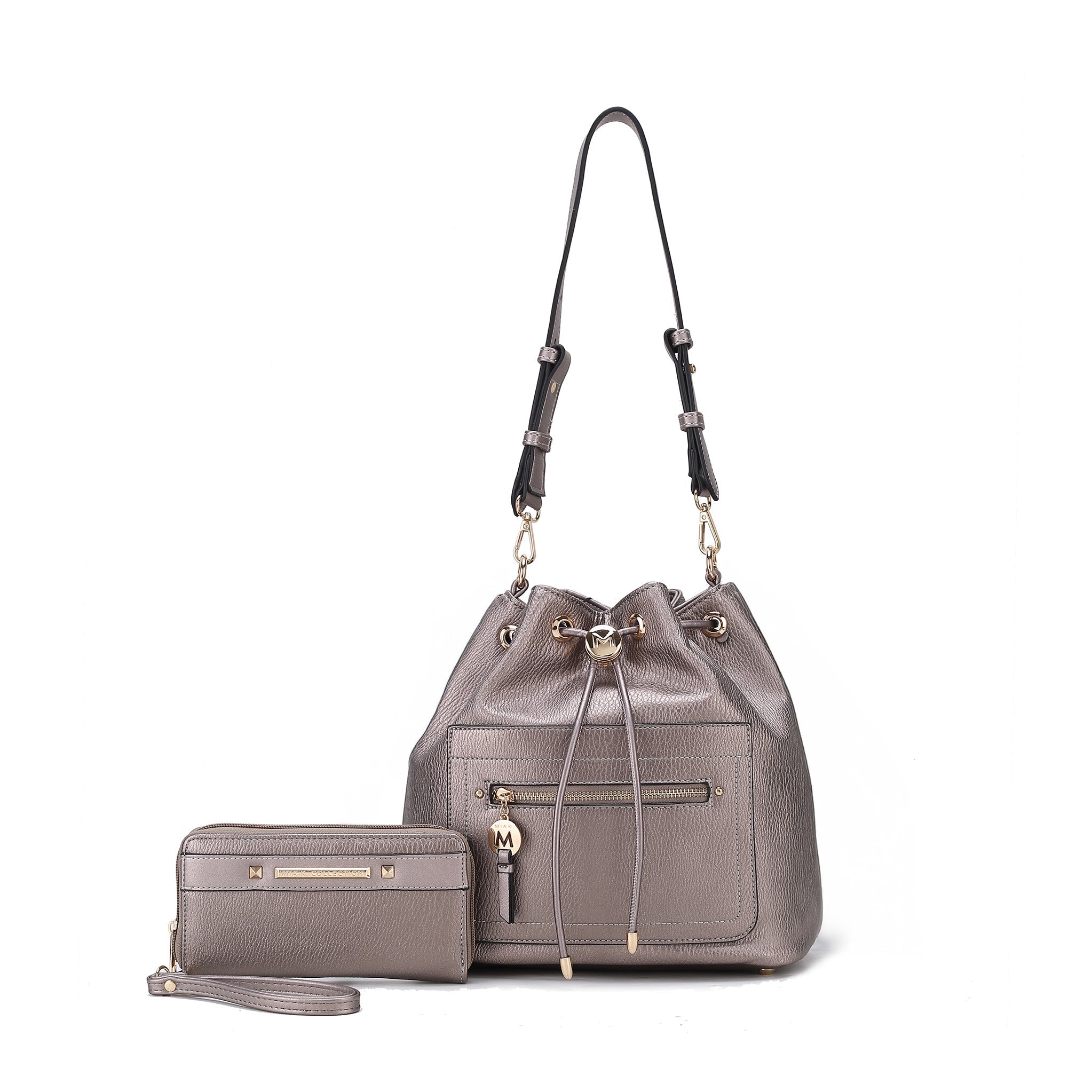 Larissa Bucket Bag and Wallet Set - Image 8