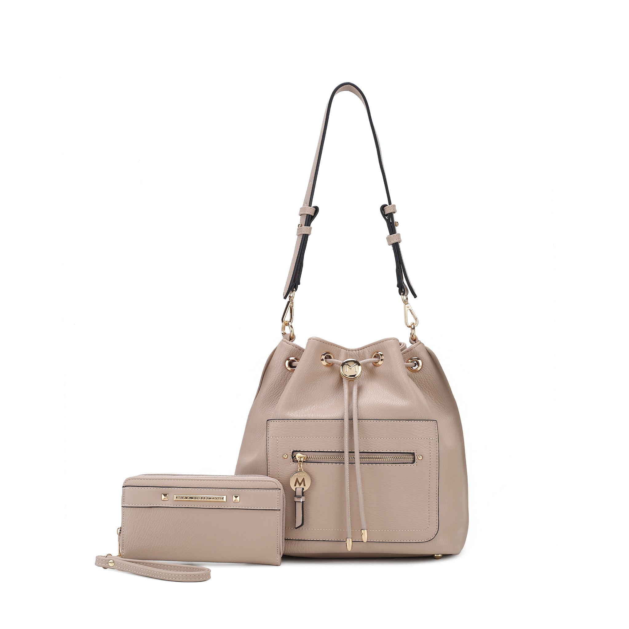 Larissa Bucket Bag and Wallet Set - Image 11