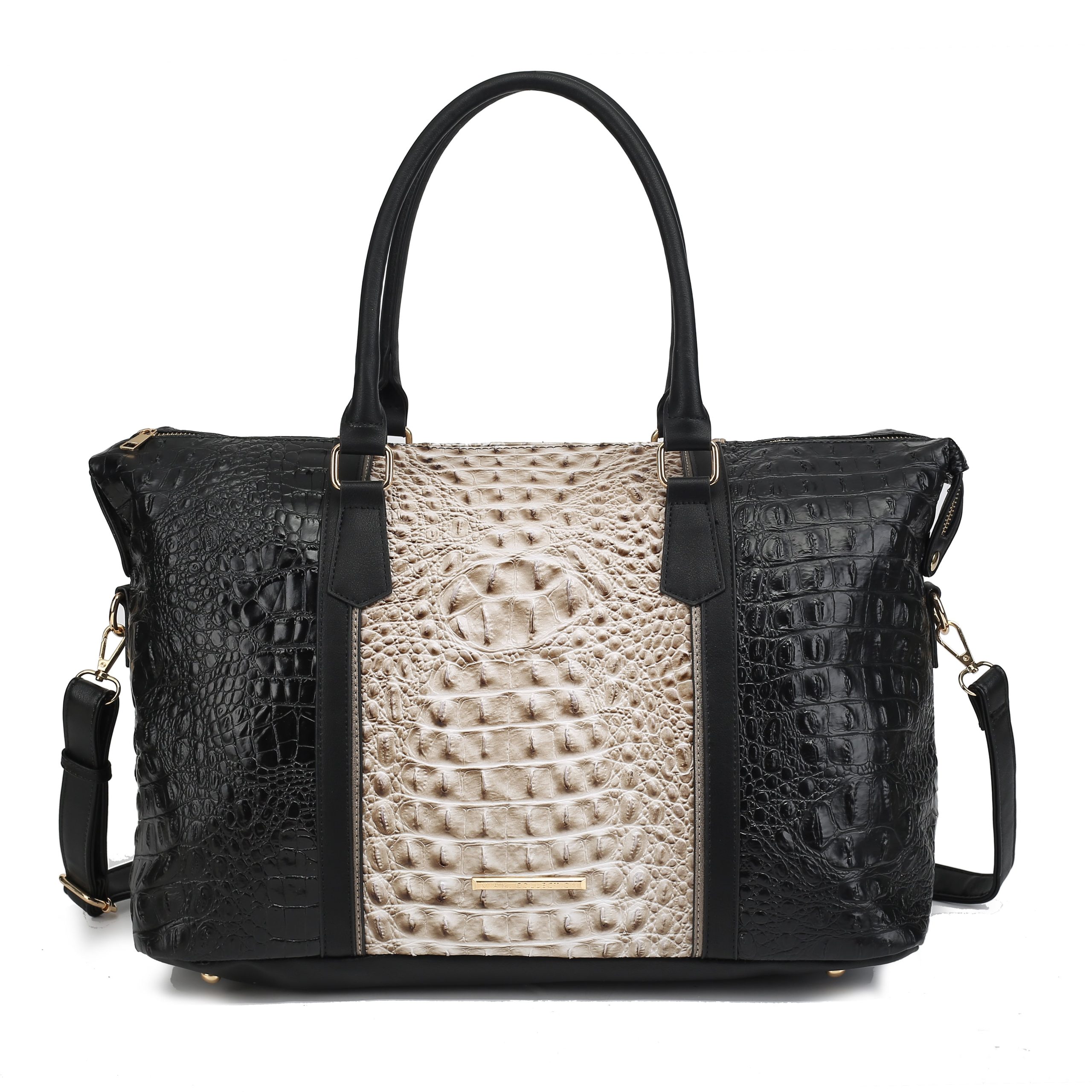 Raven Croc Embossed Duffel Bag - Image 5
